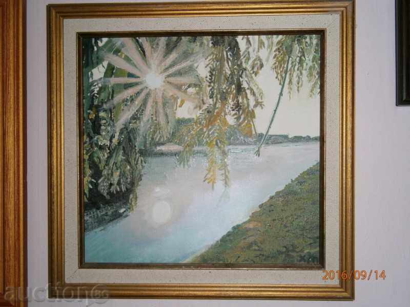Picture - River - oil on canvas - Hrista Panteva
