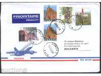 Пътувал плик с марки  от Полша