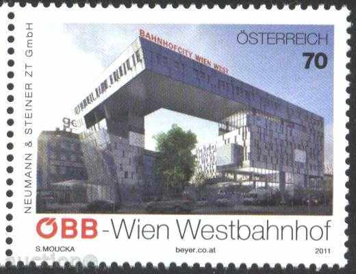 Καθαρό σήμα Αρχιτεκτονική Wien Westbahnhof 2011 από την Αυστρία