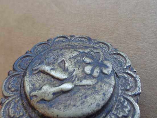 Auction Revival bronze application from horse munitions, plastic Auction Revival bronze application from horse munitions, plastic