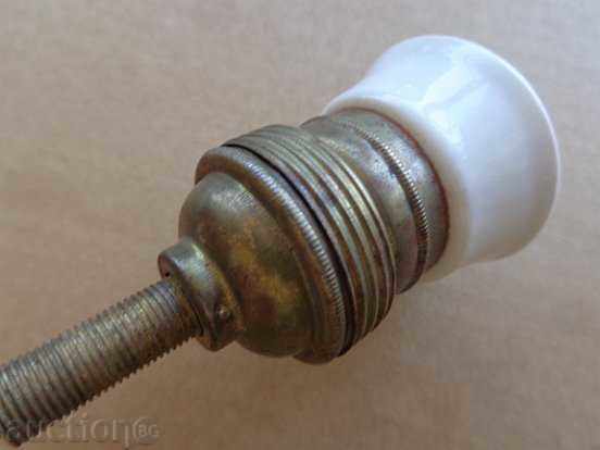 Vechi soclu porțelan soclu felinar lampă candelabru umbra - 5 Vechi soclu porțelan soclu felinar lampă candelabru umbra - 5