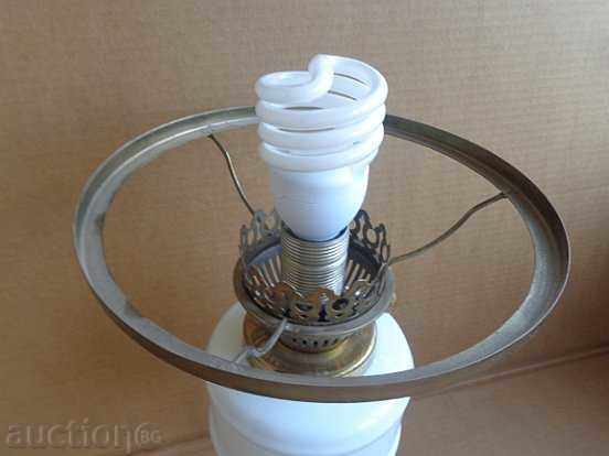 Old electric lamp without lampshade, lantern, bulb - 7