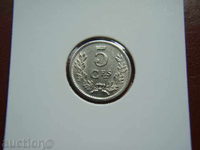 5 Centimes 1924 Luxemburg (Luxemburg) - AU