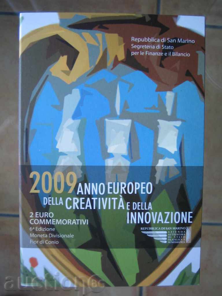 2 Euro 2009 San Marino "Europeo d'la Creativita" San Marino with price 79.89 BGN | € 40.85 2 Euro 2009 San Marino "Europeo d'la Creativita" San Marino with price 79.89 BGN | € 40.85