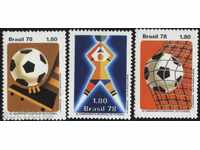 Чисти марки СП Футбол Аржентина 1978 от Бразилия