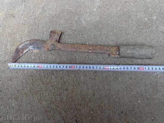 Old handmade knife, wrought iron - 5 Old handmade knife, wrought iron - 5