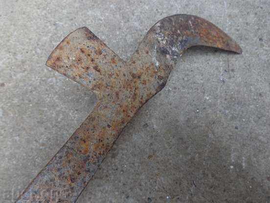 Old handmade knife, wrought iron - 7 Old handmade knife, wrought iron - 7