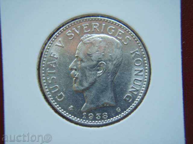 2 Kronor 1938 Sweden - AU with price 45.89 BGN | € 23.46 2 Kronor 1938 Sweden - AU with price 45.89 BGN | € 23.46