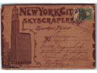 PC - USA - New York City - around 1915 - leaflet - 22 photos