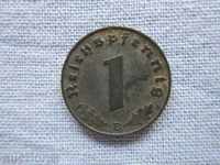 1 REICHPHENNING pfennig 1942 Β Γερμανία
