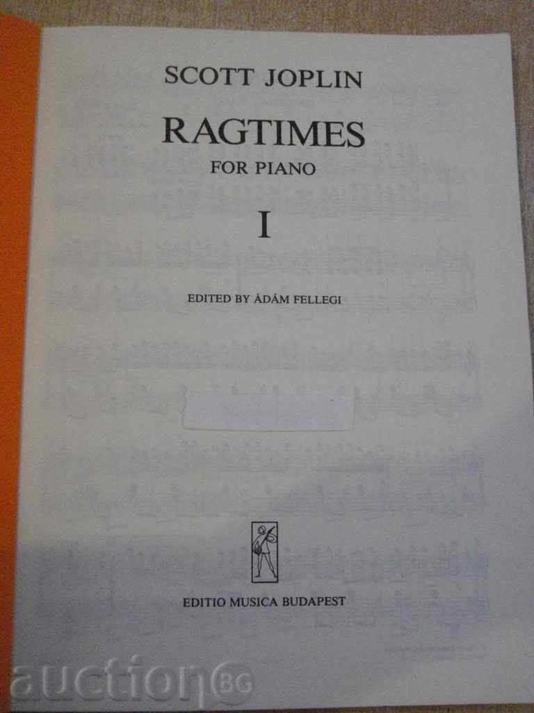 The book "RAGTIMES FOR PIANO-SCOTT JOPLIN - I." - 84 pp. with price 15.00 BGN | € 7.67 The book "RAGTIMES FOR PIANO-SCOTT JOPLIN - I." - 84 pp. with price 15.00 BGN | € 7.67
