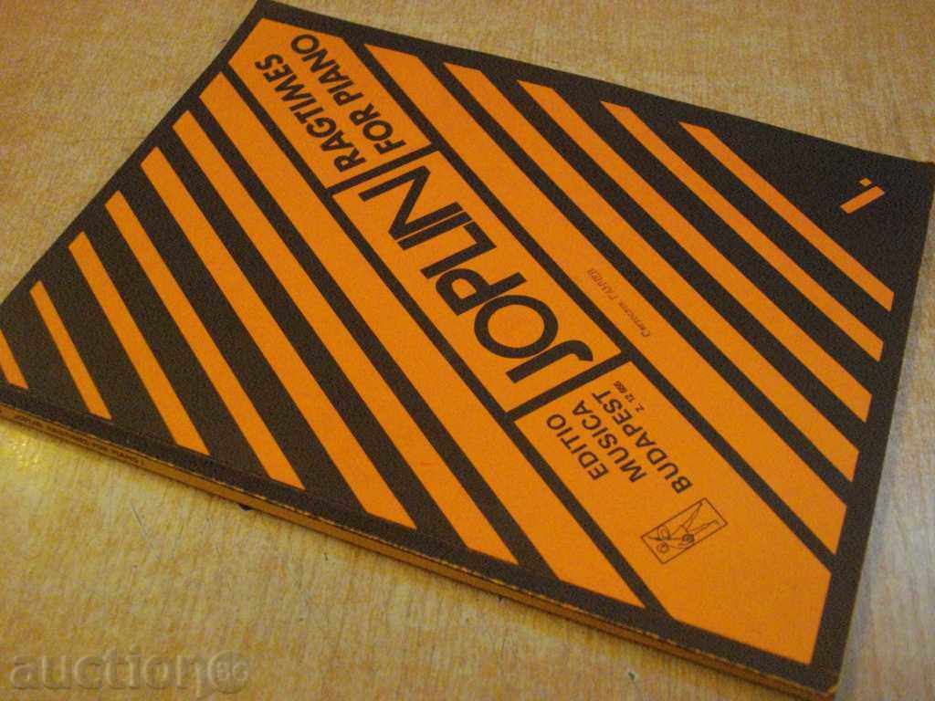 The book "RAGTIMES FOR PIANO-SCOTT JOPLIN - I." - 84 pp. - 7 The book "RAGTIMES FOR PIANO-SCOTT JOPLIN - I." - 84 pp. - 7