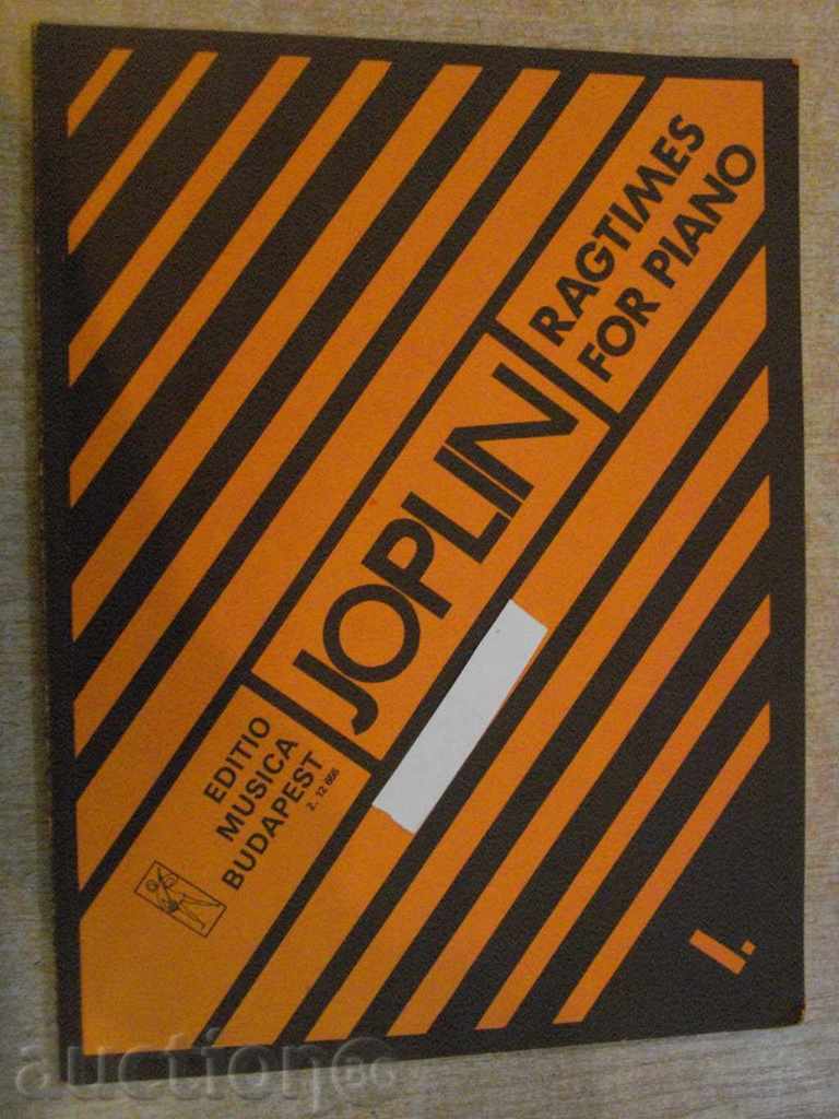 The book "RAGTIMES FOR PIANO-SCOTT JOPLIN - I." - 84 pp.