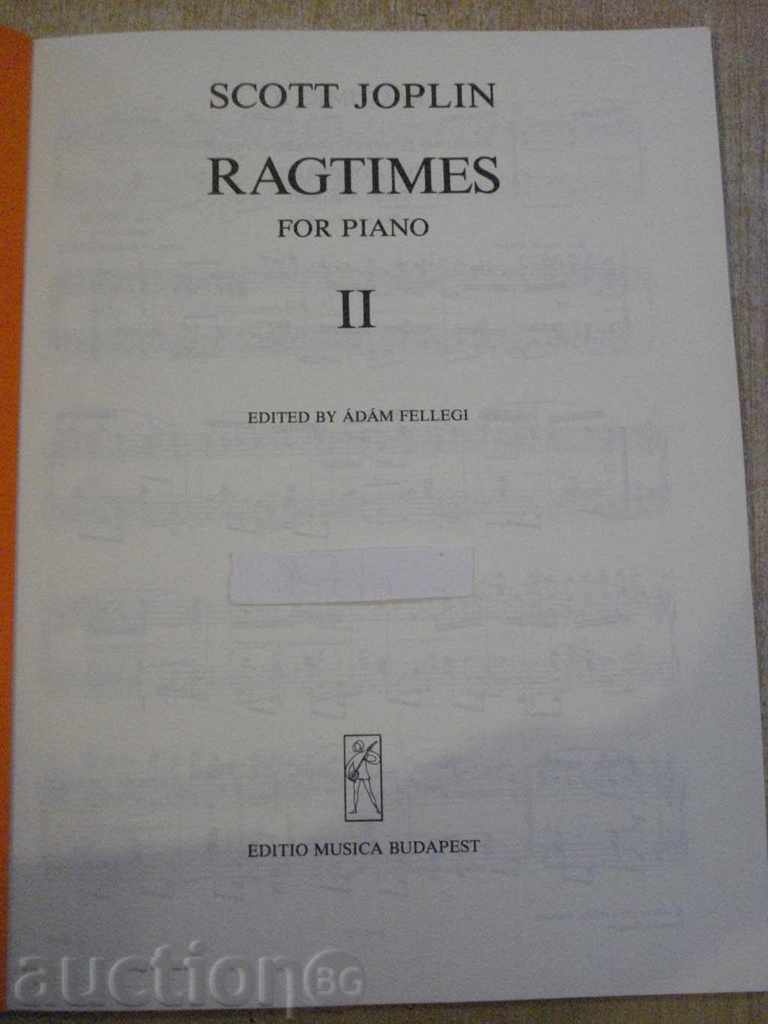 Book "RAGTIMES FOR PIANO-SCOTT JOPLIN - II." - 68 pp. with price 15.00 BGN | € 7.67 Book "RAGTIMES FOR PIANO-SCOTT JOPLIN - II." - 68 pp. with price 15.00 BGN | € 7.67