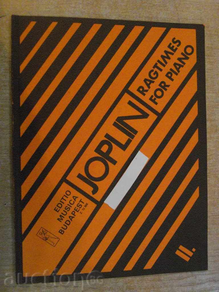 Book "RAGTIMES FOR PIANO-SCOTT JOPLIN - II." - 68 pp.