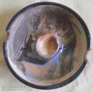 Small ceramic ashtray
