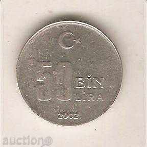 + Turkey 50,000 liters 2002