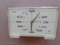Soviet alarm clock GLASS, clock, USSR