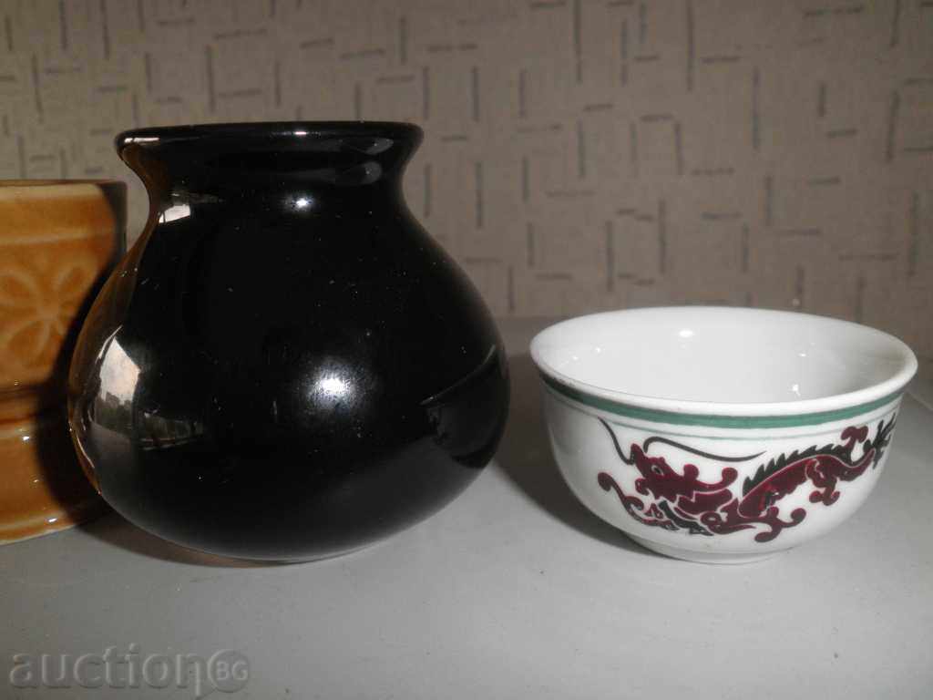 Lot of mini cups and vase with price 10.00 BGN | € 5.11