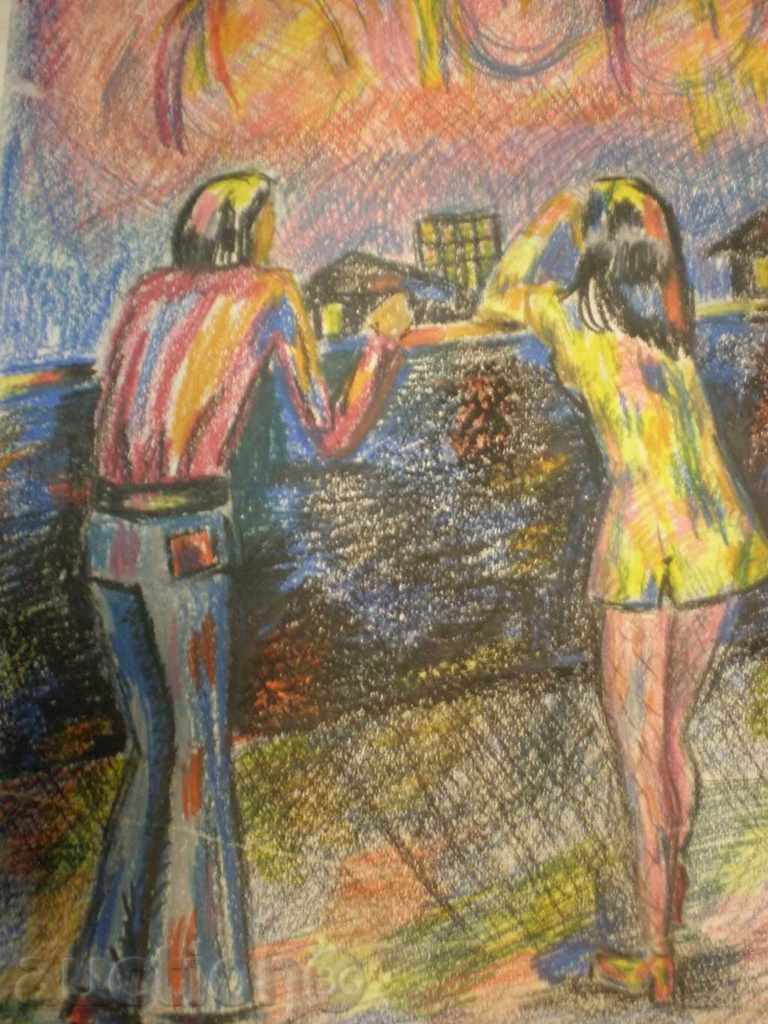 рисунка пастел с цена 50.00 лв. | € 25.56 рисунка пастел с цена 50.00 лв. | € 25.56