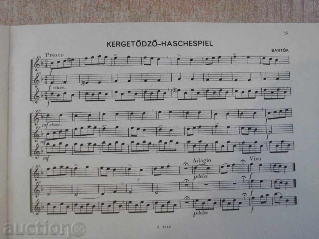 Book "MAGAR NÉPDALOK ÉS TÁNCOK - BARTÓK - KODÁLY" - 16 p. - 5 Book "MAGAR NÉPDALOK ÉS TÁNCOK - BARTÓK - KODÁLY" - 16 p. - 5