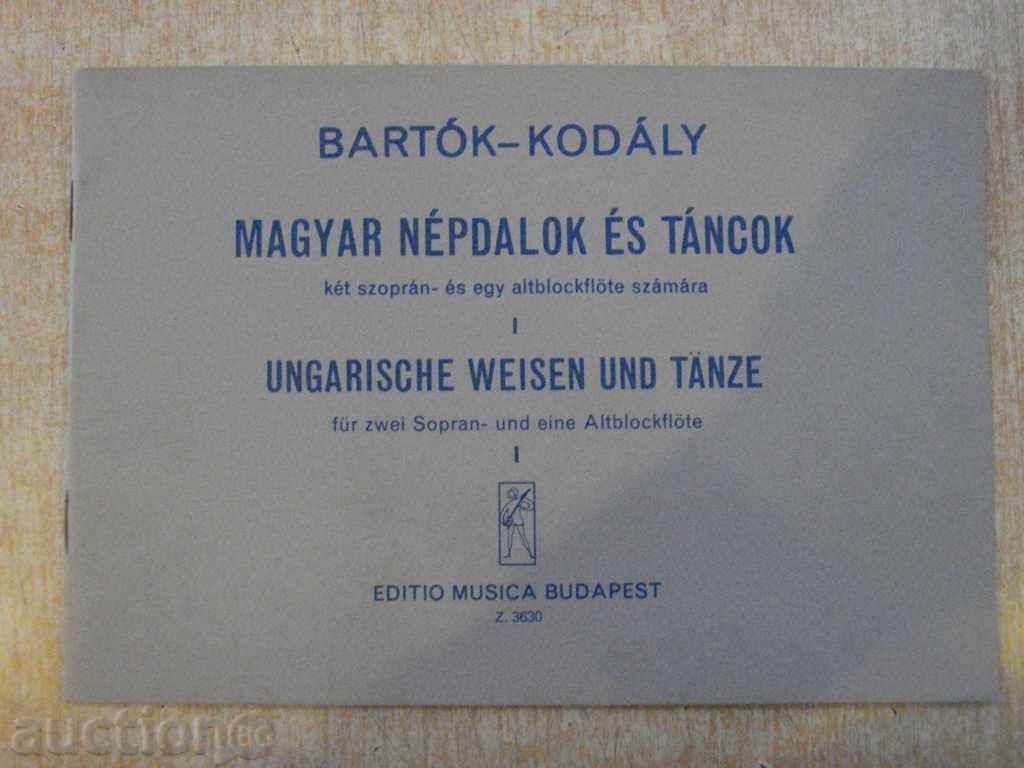 Book "MAGAR NÉPDALOK ÉS TÁNCOK - BARTÓK - KODÁLY" - 16 p.