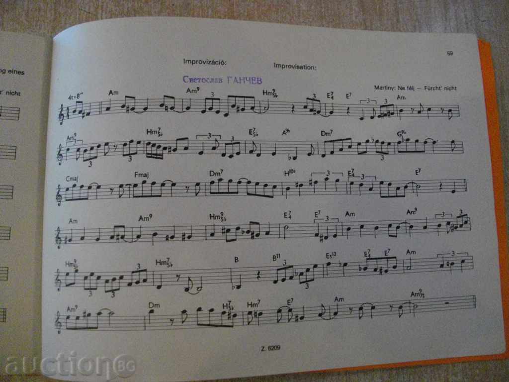 Book "JAZZ - IMPROVIZÁCIÓK - CSEPEI" - 60 pages - 5 Book "JAZZ - IMPROVIZÁCIÓK - CSEPEI" - 60 pages - 5