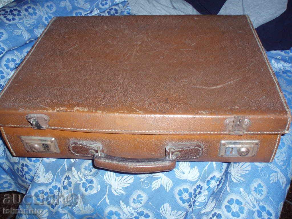 Licitație Piele Retro Servieta mare