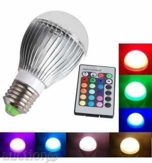 Color RGB LED Bulb AO-1811 C + Remote