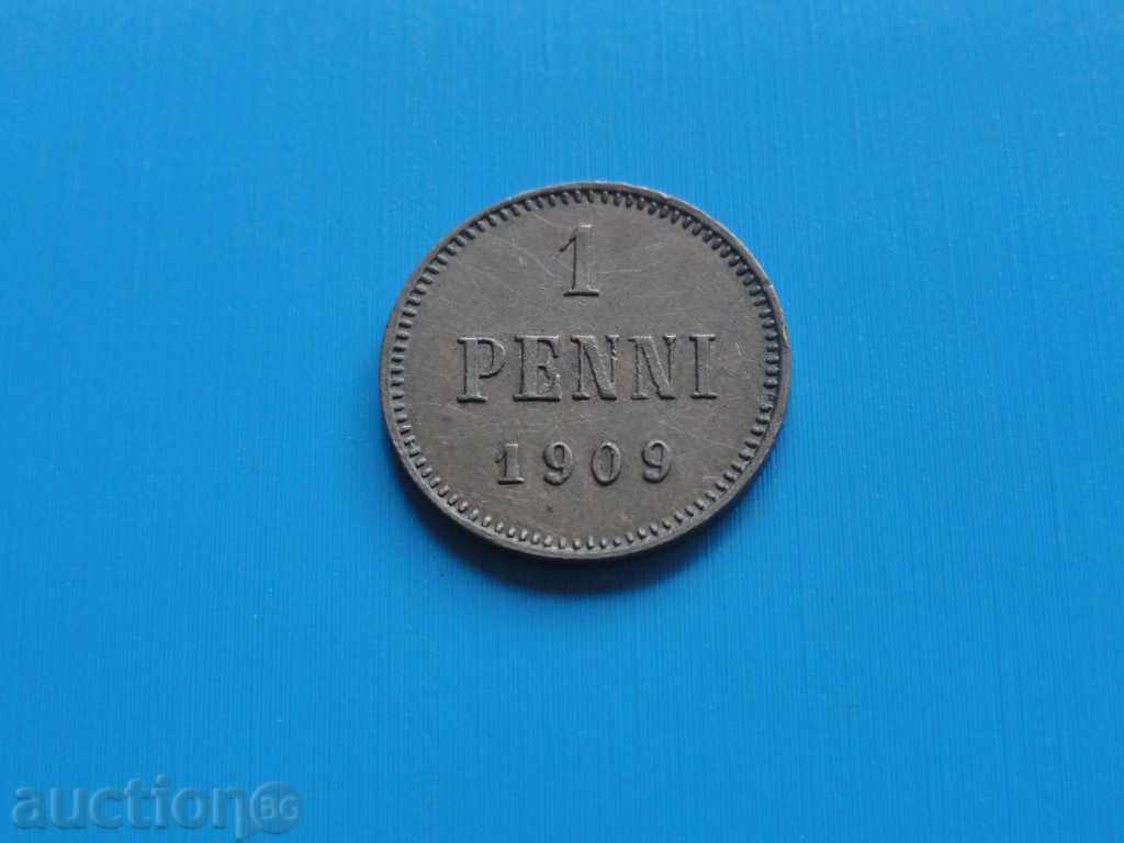 Auction Russia (Finland) 1909 - 1 penny Auction Russia (Finland) 1909 - 1 penny