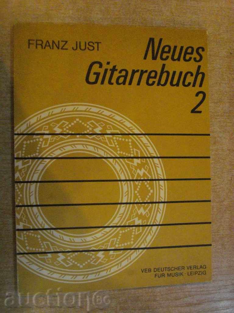Book "Neues Gitarrenbuch 2 - FRANZ JUST" - 118 pages