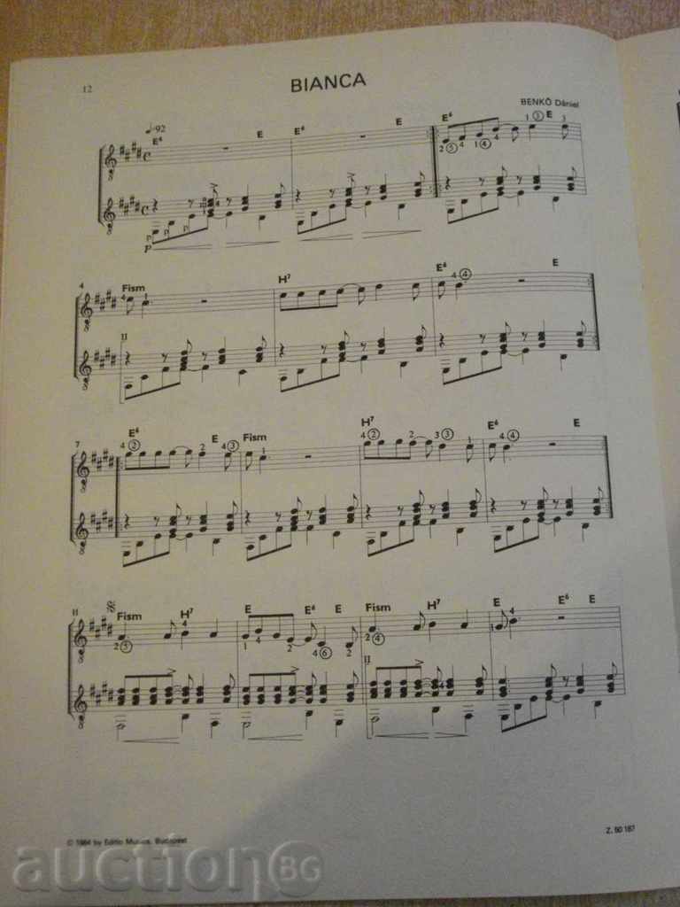 The book "EZER ÉV GITÁRON-Két gitárra - BENKÖ DÁNIEL" - 20 p. - 5 The book "EZER ÉV GITÁRON-Két gitárra - BENKÖ DÁNIEL" - 20 p. - 5