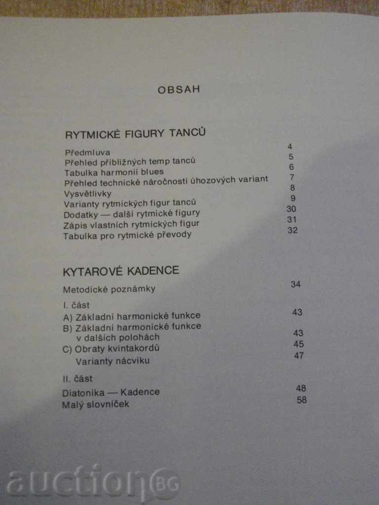 Book "RYTMICKÉ FIGURY TANCŮ-KYTAROVÉ KADENCE-KÖHLER" -60pp - 5