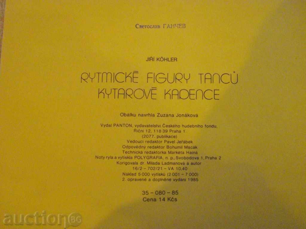 Book "RYTMICKÉ FIGURY TANCŮ-KYTAROVÉ KADENCE-KÖHLER" -60pp - 6