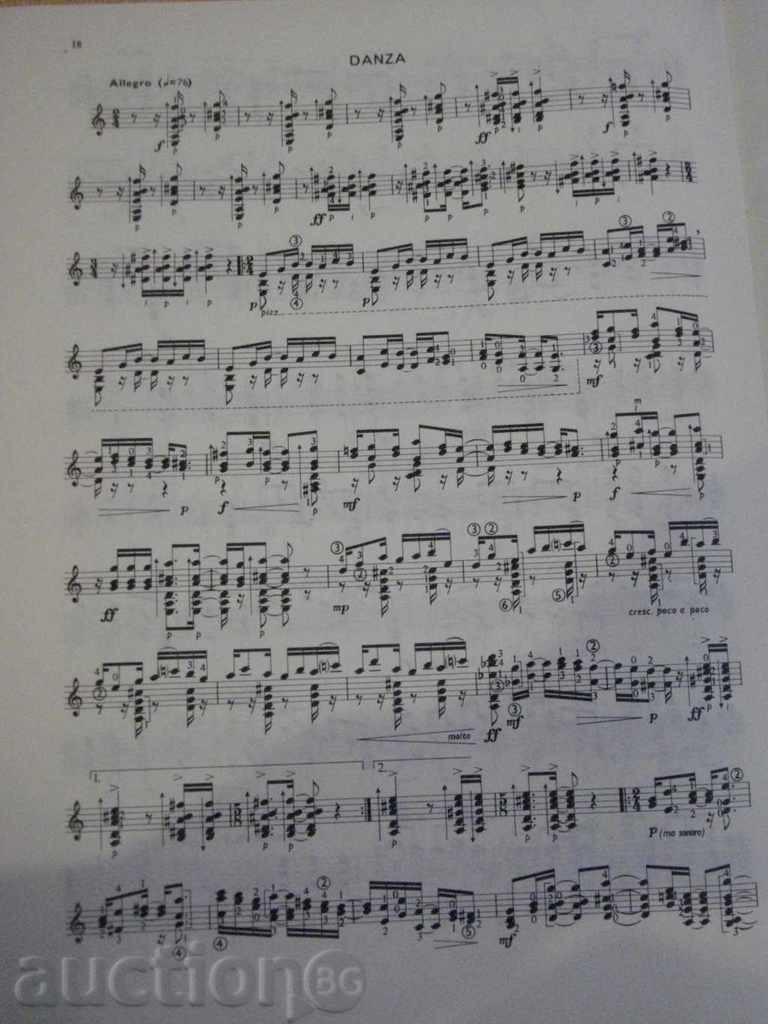 Delivery of The book "Kubai gitármüvek - Gitar Musik from Cuba" - 20 p.