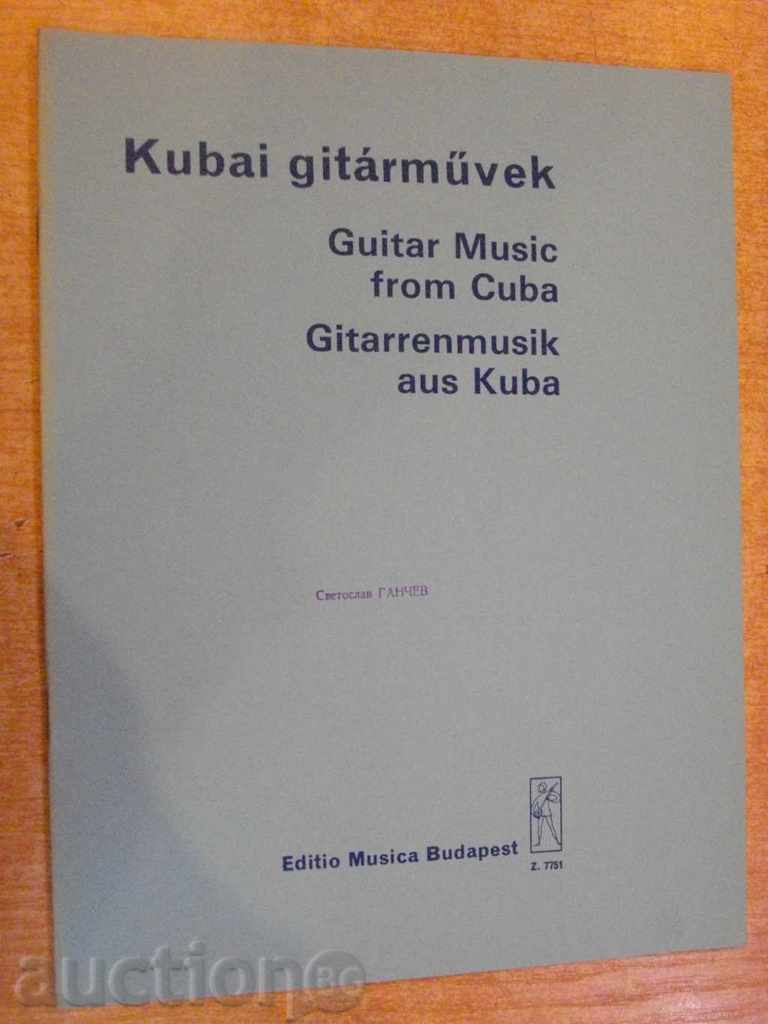 The book "Kubai gitármüvek - Gitar Musik from Cuba" - 20 p.