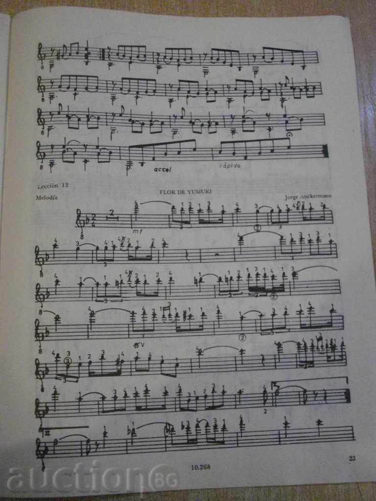 The book "LECCIONES DE GUITARRA PARA ...- Alexis Baxter" -27 p. - 5 The book "LECCIONES DE GUITARRA PARA ...- Alexis Baxter" -27 p. - 5