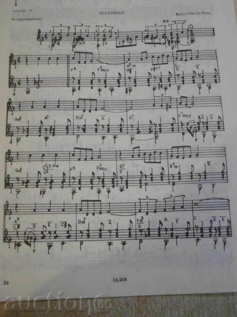 The book "LECCIONES DE GUITARRA PARA ...- Alexis Baxter" -27 p. - 6 The book "LECCIONES DE GUITARRA PARA ...- Alexis Baxter" -27 p. - 6