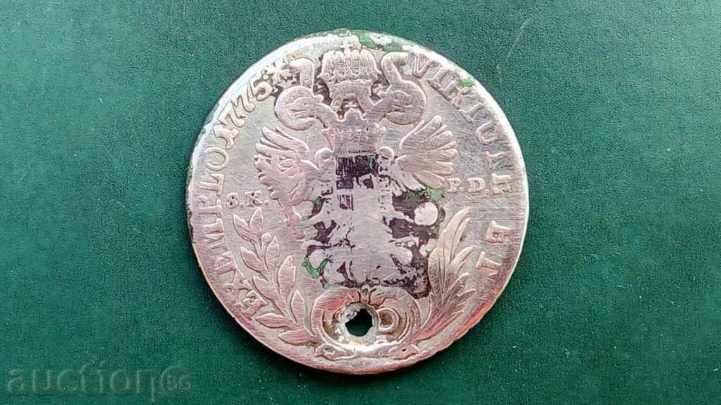 20 KREUTZER 1775 (XF) cu preț € 21.88 | 42.79 BGN