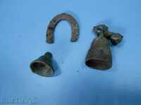 Old bronze bells. The hook with the hook is sold.