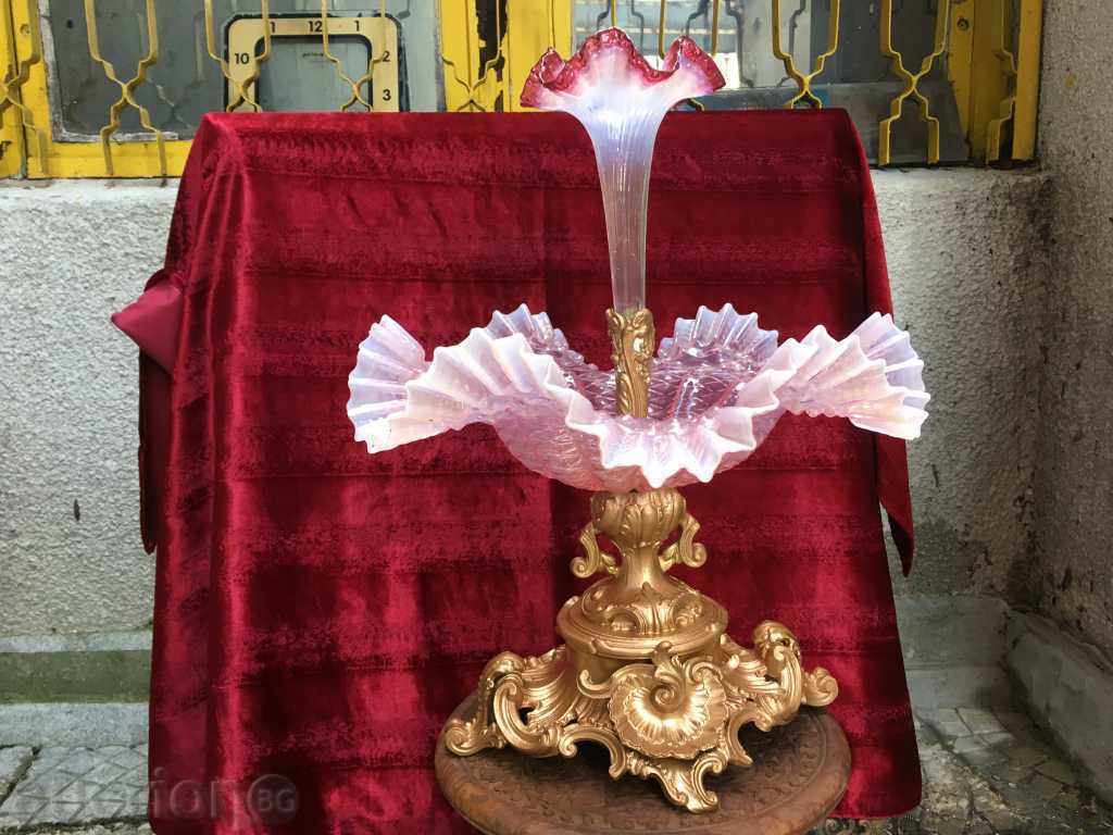 Auction French Eragne / Epergne / from the XIX century in the Rococo style Auction French Eragne / Epergne / from the XIX century in the Rococo style