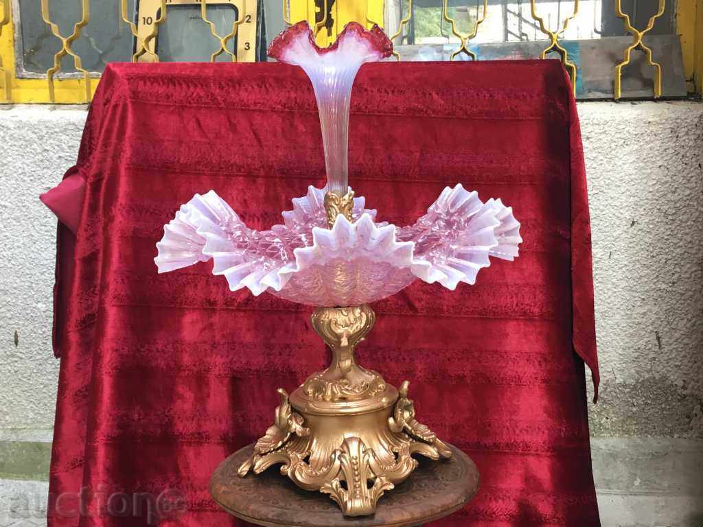 Delivery of French Eragne / Epergne / from the XIX century in the Rococo style Delivery of French Eragne / Epergne / from the XIX century in the Rococo style