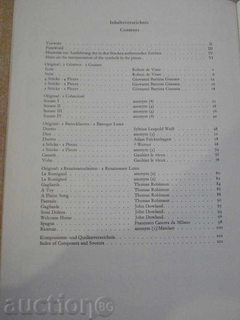 The book "Musik für zwei Gitarren - Adalbert Quadt" - 104 pp. - 5 The book "Musik für zwei Gitarren - Adalbert Quadt" - 104 pp. - 5