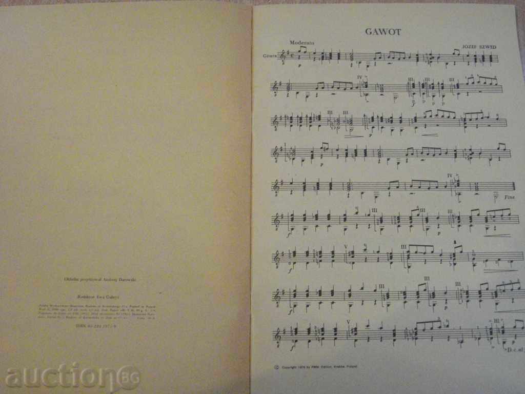 Book "Współczesna miniatura gitarowa-zeszytXVIII" - 36 pages with price 8.00 BGN | € 4.09 Book "Współczesna miniatura gitarowa-zeszytXVIII" - 36 pages with price 8.00 BGN | € 4.09