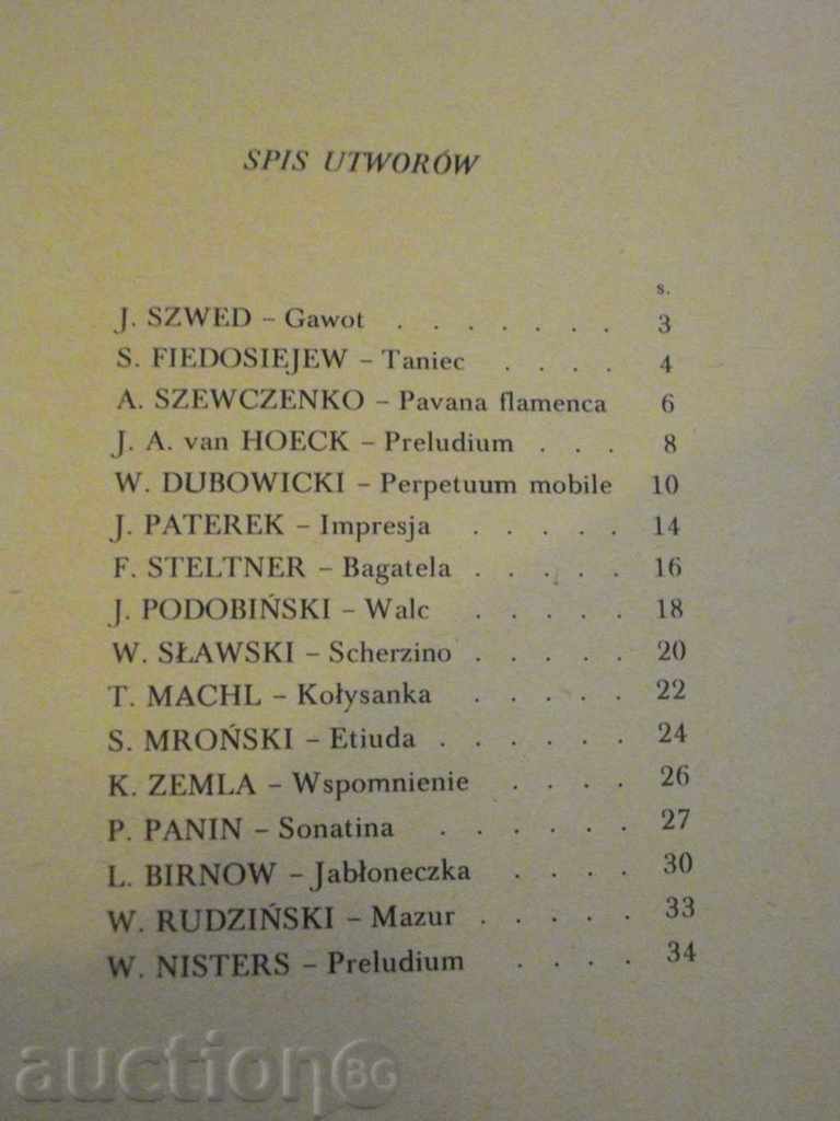 Book "Współczesna miniatura gitarowa-zeszytXVIII" - 36 pages - 6 Book "Współczesna miniatura gitarowa-zeszytXVIII" - 36 pages - 6