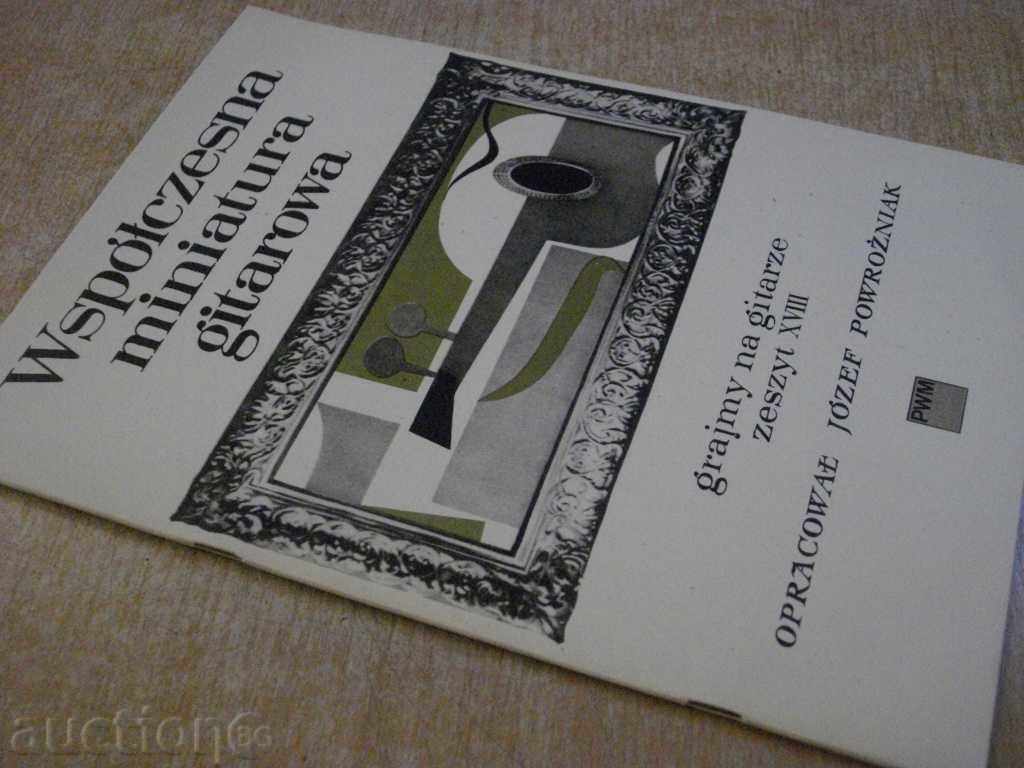 Book "Współczesna miniatura gitarowa-zeszytXVIII" - 36 pages - 7 Book "Współczesna miniatura gitarowa-zeszytXVIII" - 36 pages - 7