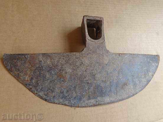 Old forged hoe, tool, wrought iron, tool - 5 Old forged hoe, tool, wrought iron, tool - 5