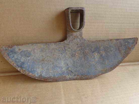 Old forged hoe, tool, wrought iron, tool - 7 Old forged hoe, tool, wrought iron, tool - 7