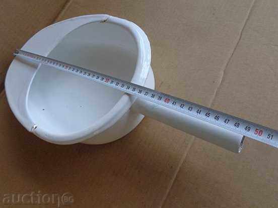 Доставка на Стара емайлирана подлога от соца, цукало, цукал, емайл