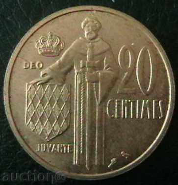 20 cents 1962, Monaco